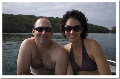 Jarrid and Jacque at Lake Conjola