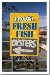 Fresh seafood from the harbour at Narooma