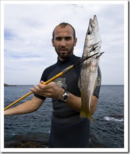 Sam and a sizey Sand Whiting at Aragunnu