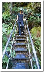 Jacque walking through Leura Forest