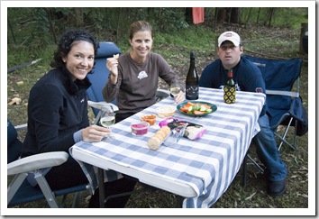 Jacque, Lisa and Jarrid at Euroka in Blue Mountains National Park