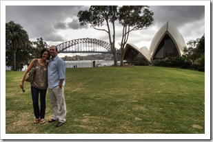 Jarrid and Jacque in the Botanic Gardens