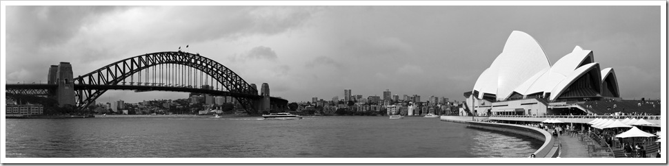 The Sydney Harbour Bridge and Opera House