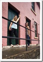 Lisa and Jacque in The Rocks