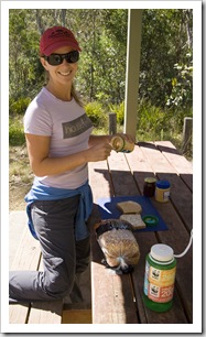 Making lunch at Gloucester Tops in Barrington Tops National Park