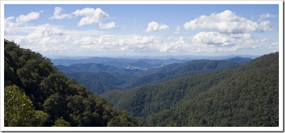 The view toward the coast from Gloucester Tops in Barrington Tops National Park