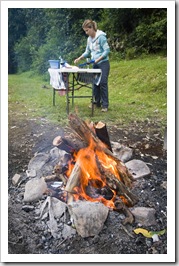 Camping at Gloucester River campsite