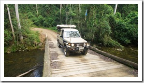 The Tank crossing the Gloucester River