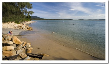 Beautiful beach at Arakoon