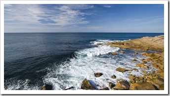 Reef off the point next to the beach at Arakoon