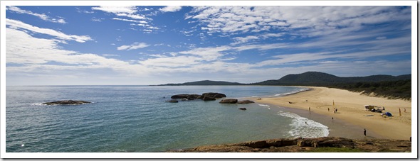 The beach at South West Rocks