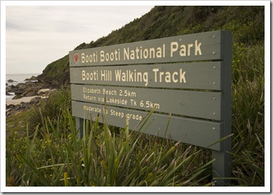 A morning walk around the cape in Booti Booti National Park