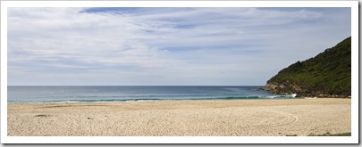 Seven Mile Beach at The Ruins campground in Booti Booti National Park