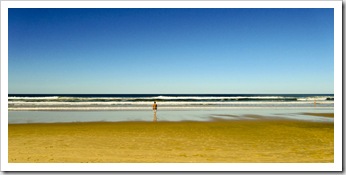 Chris at a picturesque Coolum Beach