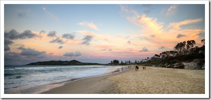 Sunset over Byron Bay