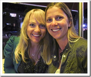 Lisa and Cheryl out for dinner in Coolum