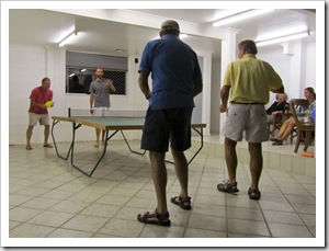 A night of table tennis in Coolum