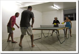 A night of table tennis in Coolum