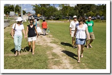 At Yandina Markets with Jenni, Steve, Sarah and James