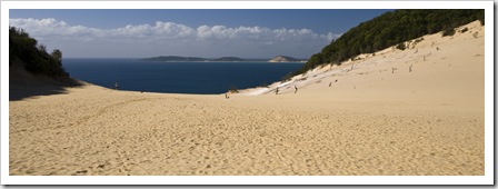 Carlo Sand Blow at Rainbow Beach