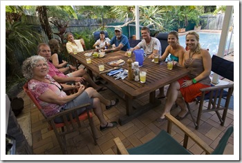 Gail, Randy and the Newbys arrive in Coolum