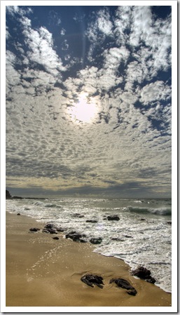 Crazy clouds above Point Arkwright