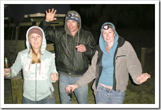 Lisa, Chris and Sarah tearing up the dance floor