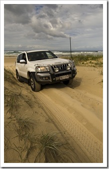 Peter on his way into our first campsite at Wongai