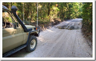 The Tank on the track to Lake Birrabeen