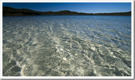 Crystal clear waters of picturesque Lake Birrabeen