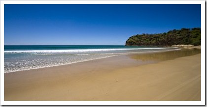 The beautiful beach north of Indian Head