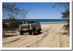 Bessie making her way up the Middle Rocks inland bypass