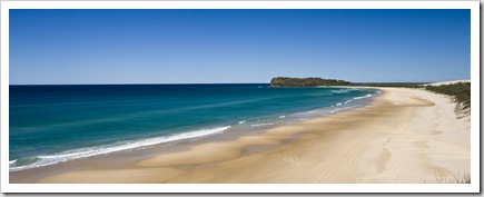 The beautiful beach north of Indian Head