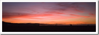 Sunset over Fraser Island from Waddy Point