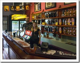 Tasting the product at Bundaberg Distillery