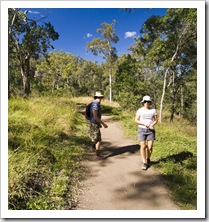 Walking into Cania Gorge