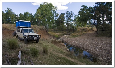 Camping on one of the station's outside Carnarvon Gorge National Park