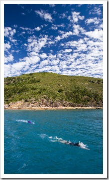 Snorkeling at Border Island