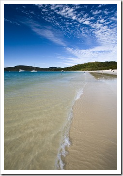 Whitehaven Beach on Whitsunday Island