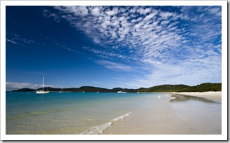 Whitehaven Beach on Whitsunday Island