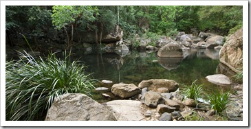 One of the swimming holes on the way to Jourama Falls