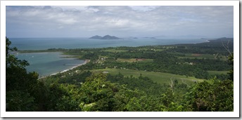 Looking over Mission Beach and Dunk Island