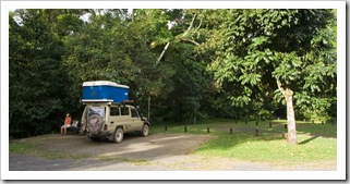 Camping alongside Henrietta Creek