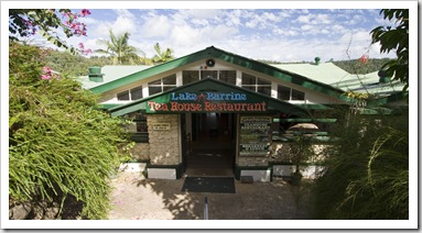 Tea rooms and restaurant at Lake Barrine in Crater Lakes National Park