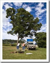 Our awesome campsite on Lake Tinaroo