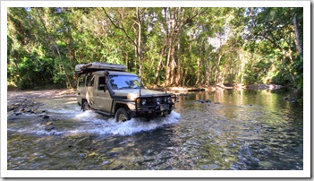 Making our way north through Daintree National Park