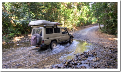 Making our way north through Daintree National Park