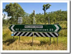 Almost in Cooktown...