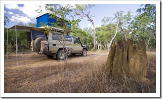 Camped at Horseshoe Lagoon in Lakefield National Park