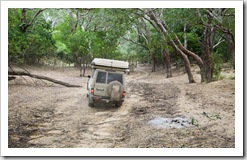 Making our way into Midway Waterhole